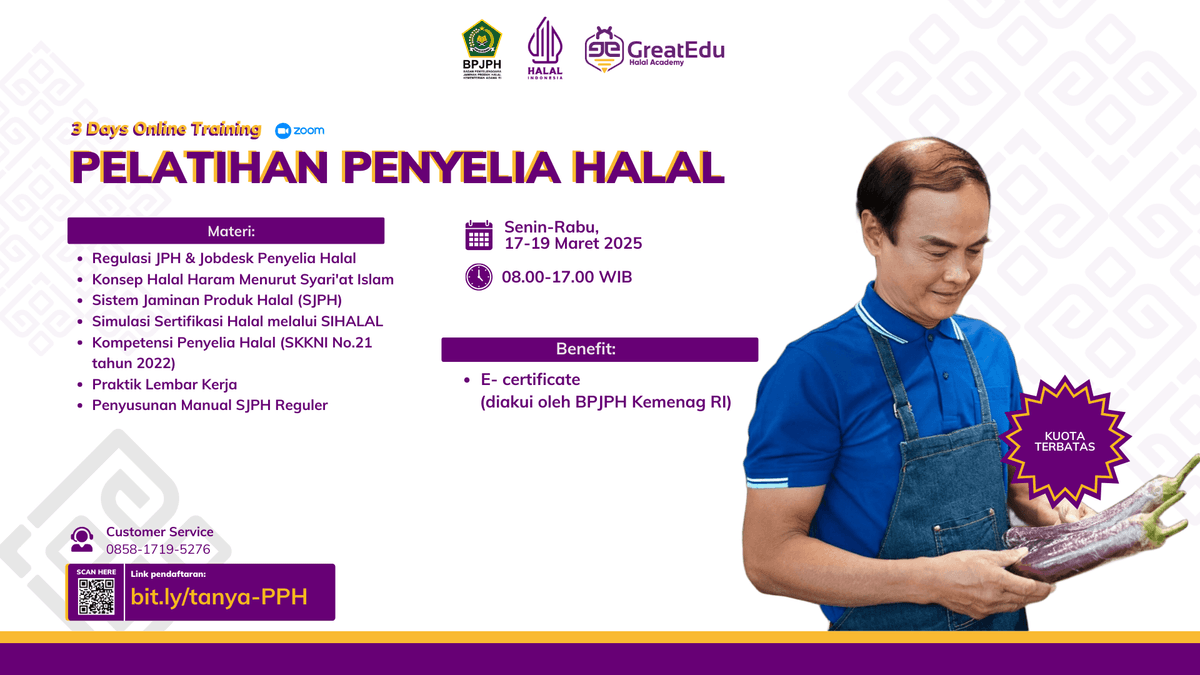 PELATIHAN PENYELIA HALAL BATCH 12