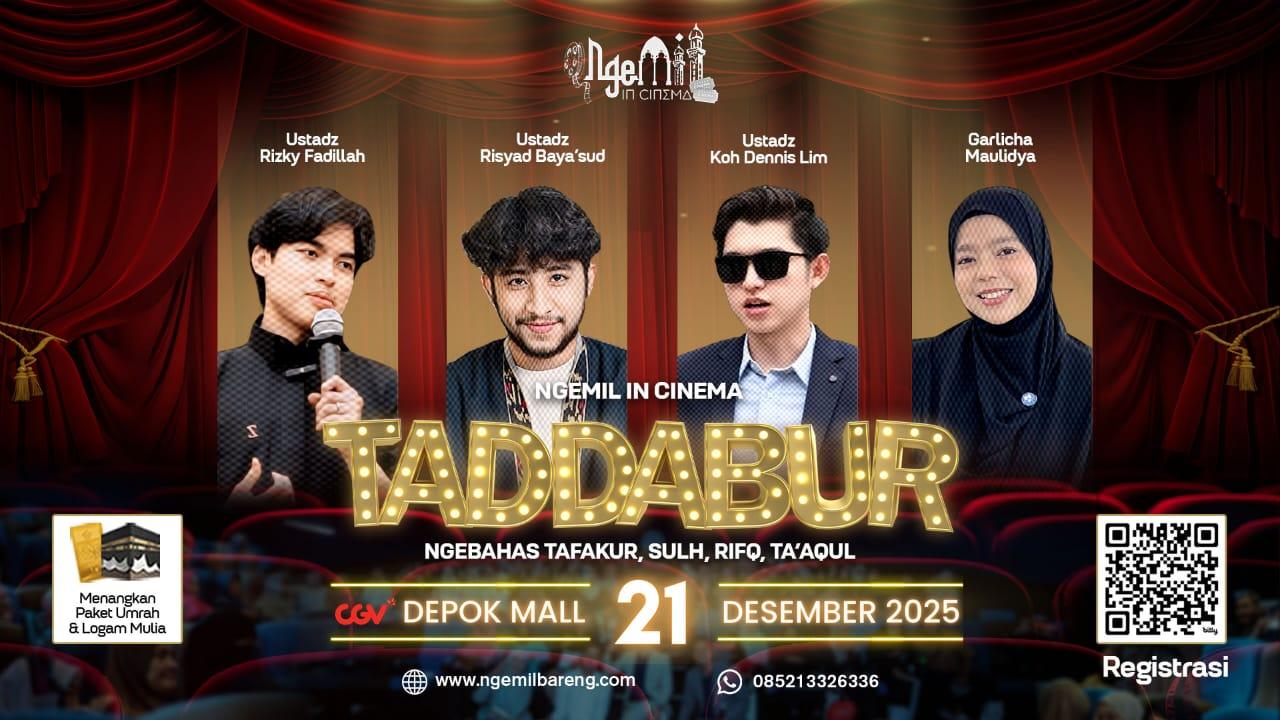 NGEMIL (Ngebahas Secara Islami) 21 Desember 2025 - CGV D'Mall, Depok